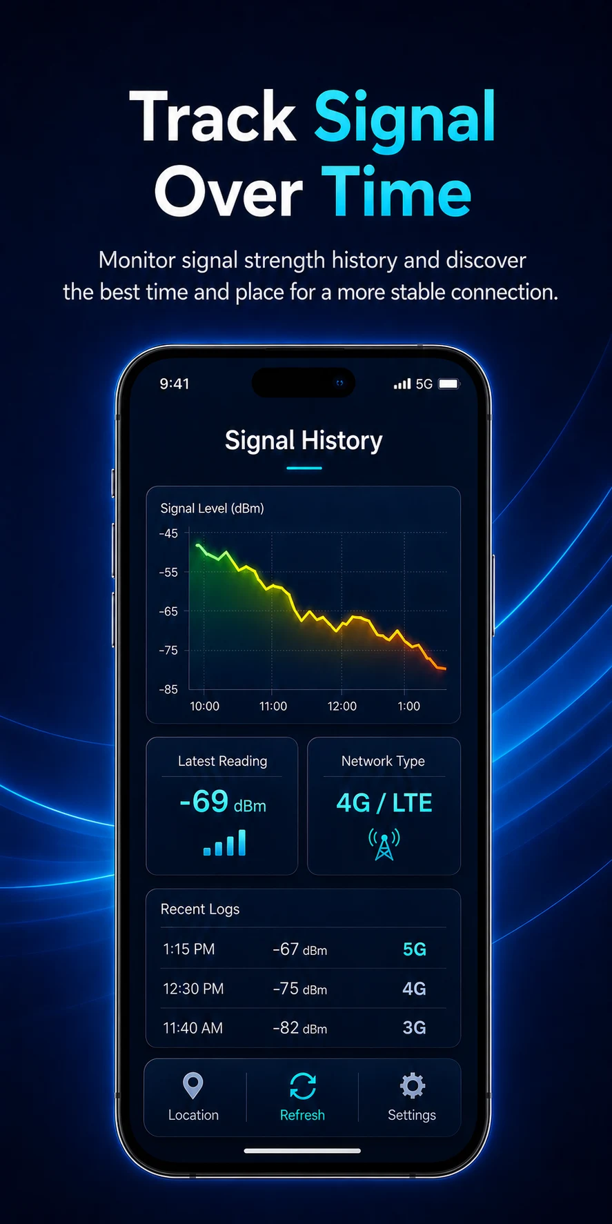 Signal Info: Network Monitor screenshot