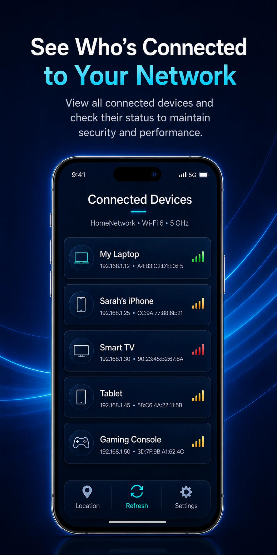 Signal Info: Network Monitor screenshot